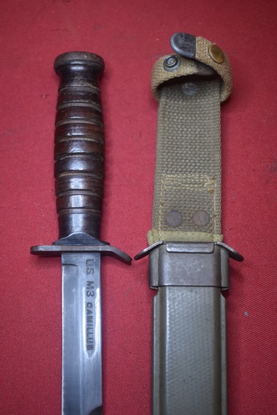 WW2 US M3 FIGHTING KNIFE BY CAMILLUS-SOLD