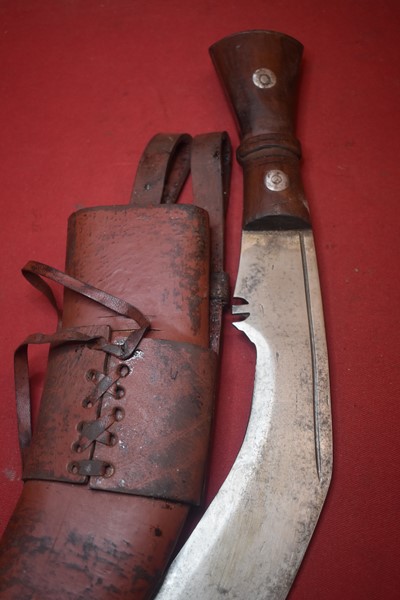 WW1 ARMY ISSUED MKII GURKHA KUKRI FIGHTING KNIFE