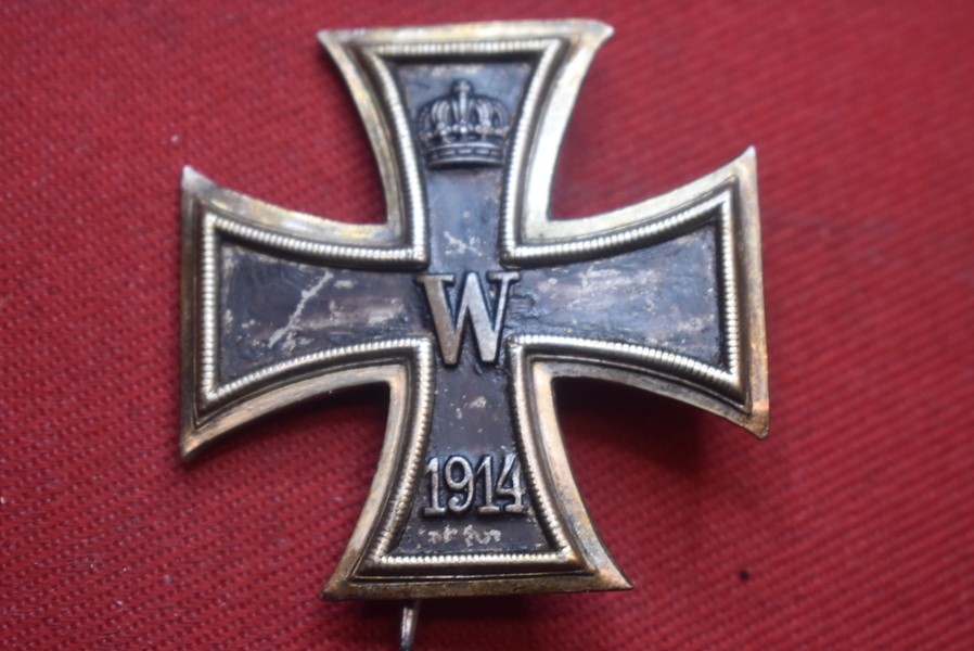 WW1 GERMAN IRON CROSS FIRST CLASS BY KO