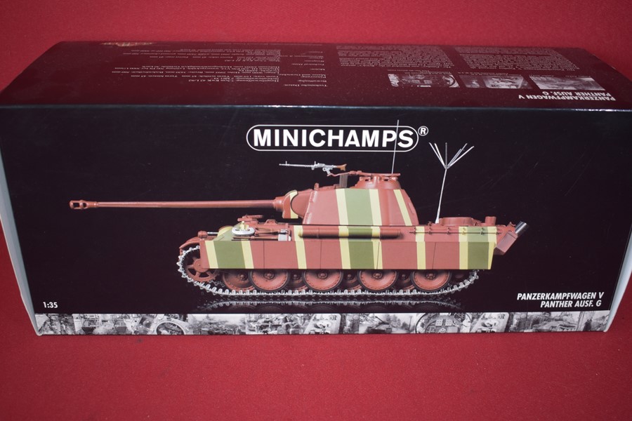 MINICHAMPS 1:35 DIE CAST WW2 GERMAN PANZERKAMPFWAGEN V PANTHER AUSF. G-SOLD