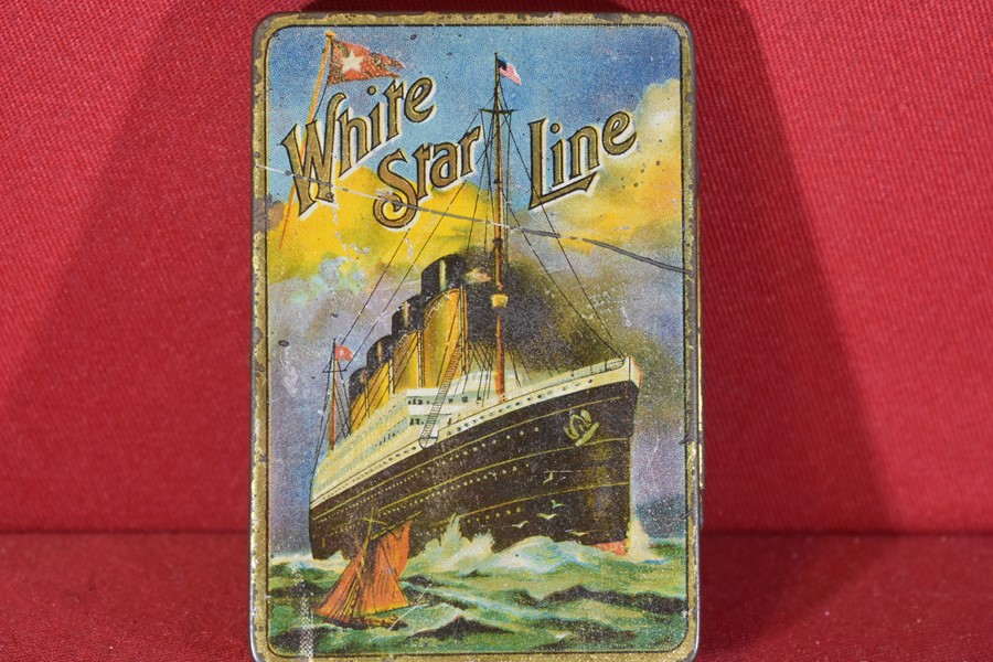 WHITE STAR LINE TOBACCO TIN 'OLYMPIC'-SOLD