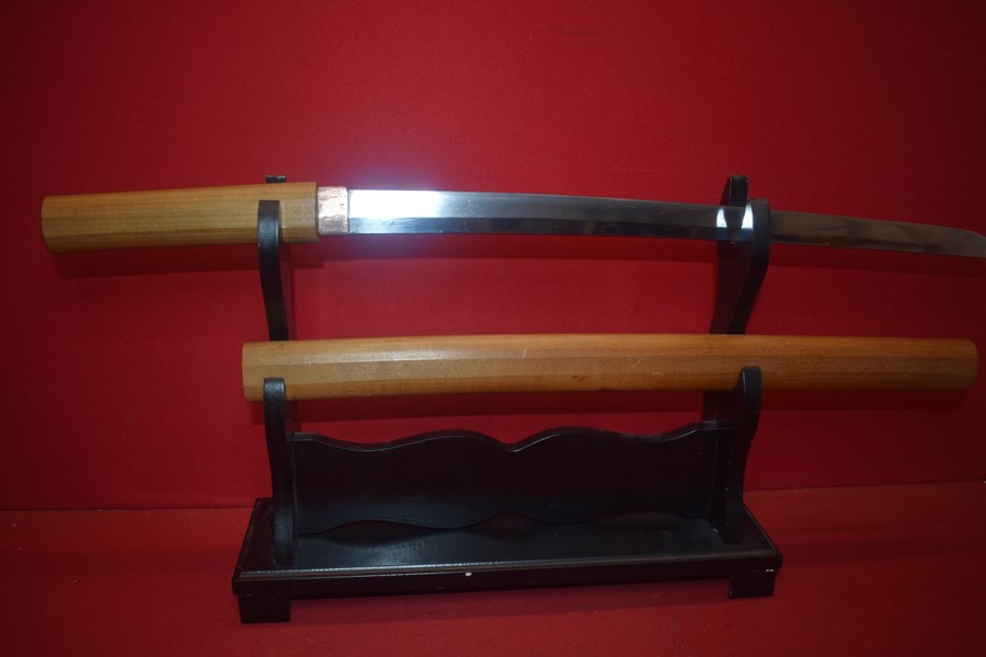 JAPANESE WAKIZASHI IN SHIRASAYA