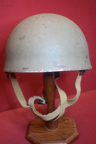 WW2 BRITISH PARATROOPERS HELMET DATED 1943-SOLD