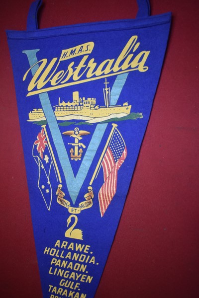 WW2 HMAS WESTRALIA PENNANT a