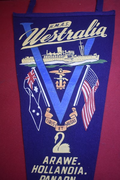 WW2 HMAS WESTRALIA PENNANT c