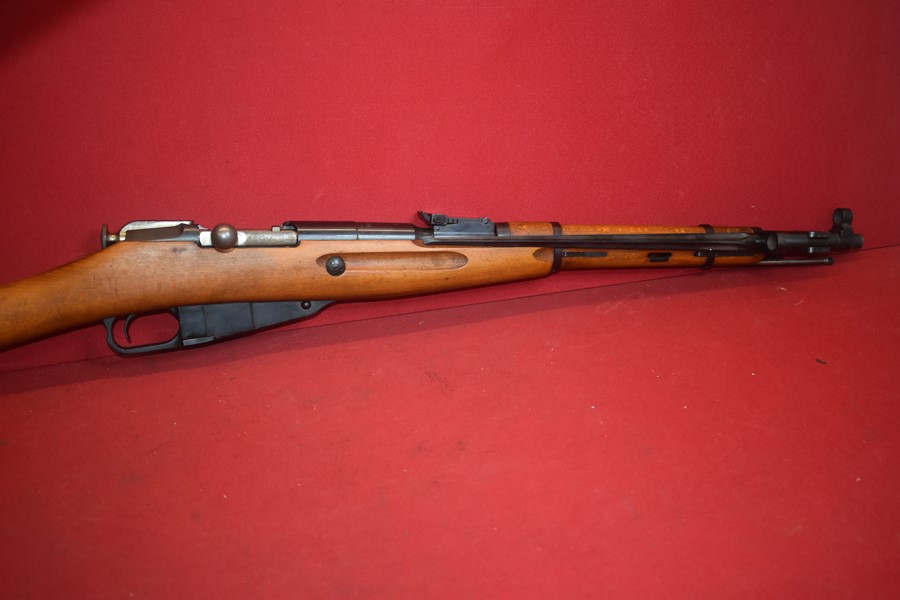 DE-ACTIVATED POLISH MOSIN NAGANT M44 RIFLE 1953 DATED WITH FOLDING BAYONET