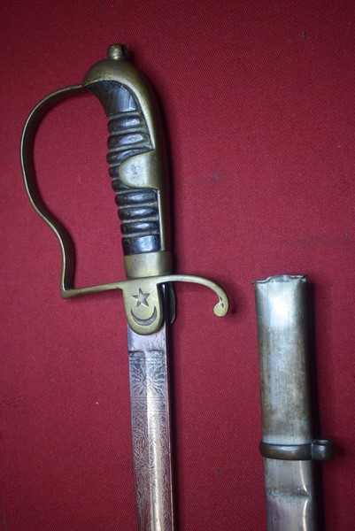 WW1 OTTOMAN TURKISH OFFICERS SWORD-SOLD JB