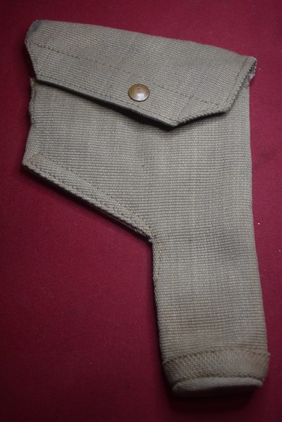 AUSTRALIAN ISSUED WW2 CANVAS PISTOL HOLSTER