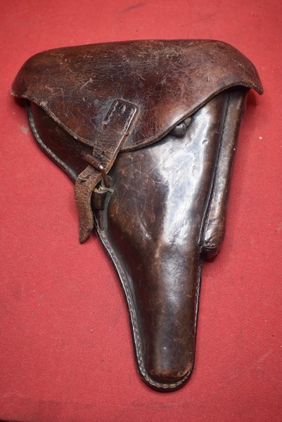 WW1 GERMAN ARMY LUGER HOLSTER DATED 1916