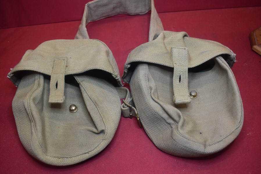 EARLY WW2 VICKERS K DRUM MAGAZINE POUCHES