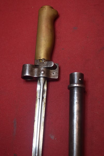 1886 FRENCH LEBEL BAYONET AND SCABBARD