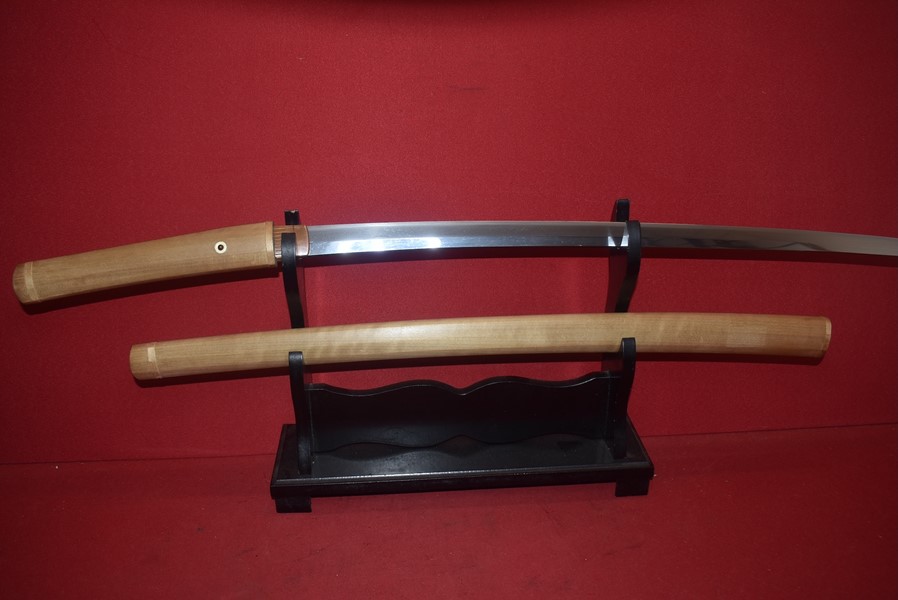 EARLY JAPANESE UNSIGNED KATANA BY HIROTAKA DATED 1661 WITH IMPORTANT VERIFICATION CERTIFICATES FROM JAPAN